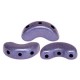 Cuentas de vidrio Arcos® par Puca® - Metallic mat purple 23980/79021